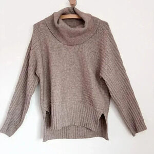 Anthropologie (Moth Brand) Cowl Neck Ribbed Sweater